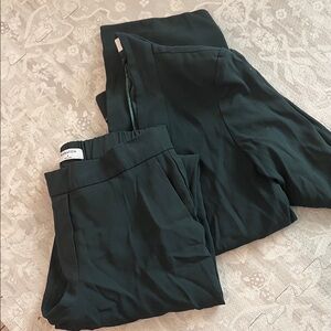 Aritzia Dark Green blazer set